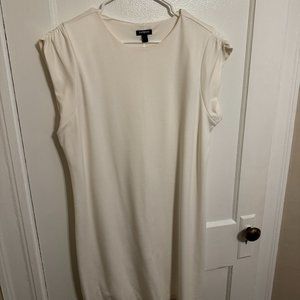 Express White Short Sleeve Dress